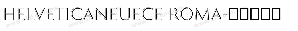 HelveticaNeueCE Roma字体转换